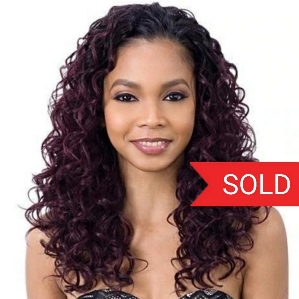 Model Model Fullcap Drawstring Synthetic Half Wig